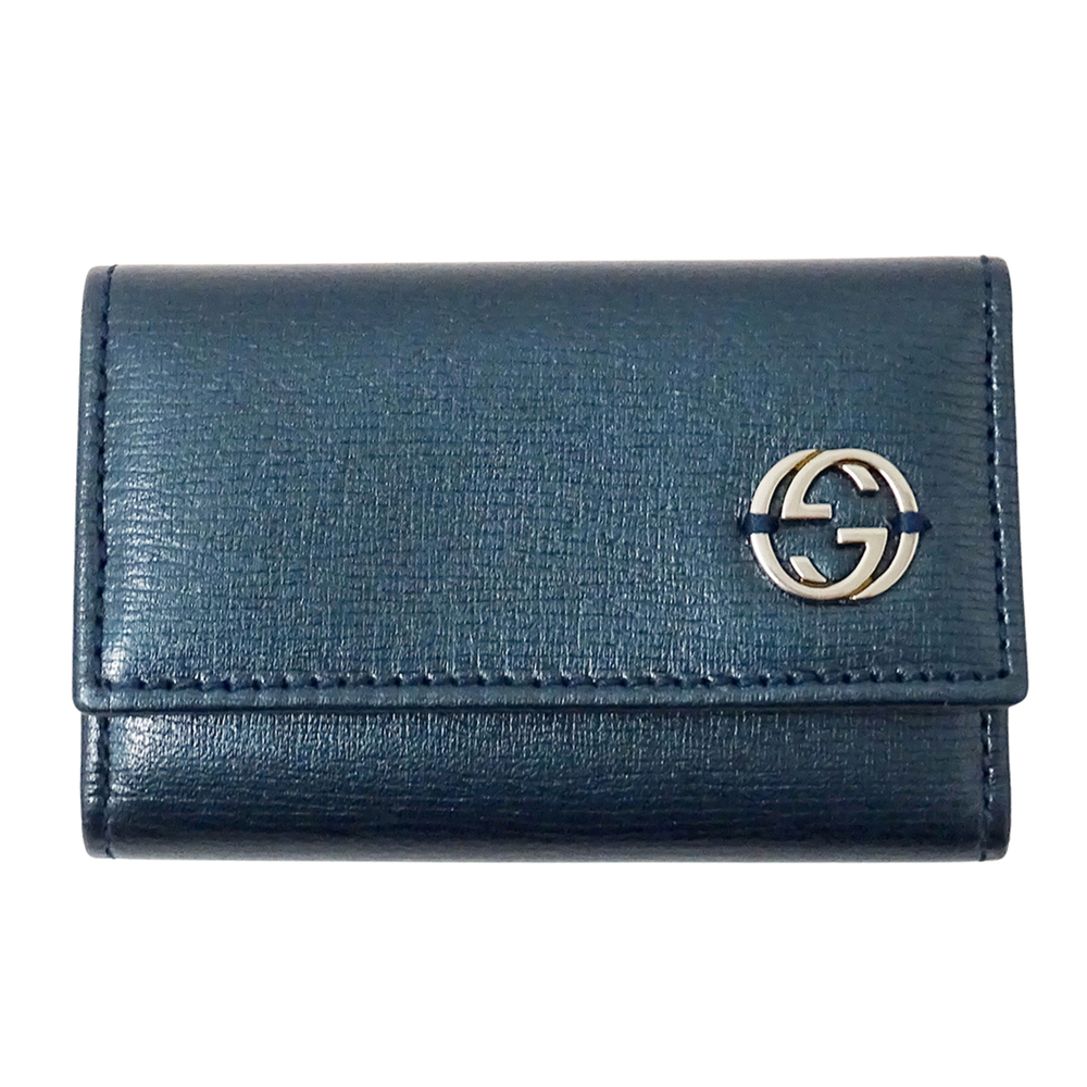 Gucci GUCCI Key Case for Men, Brand Name, 6-Key Case, Interlocking G Design, ...